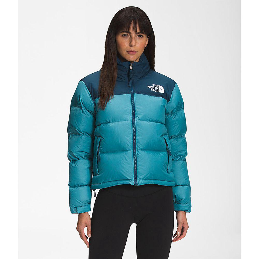 The North Face 1996 Retro Γυναικεια Μπουφάν Nuptse - Μπλε (RTQU79580)